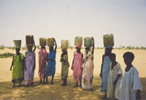 Women fetching water from well, Kordofan