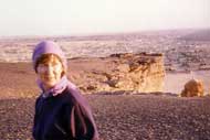 Dr. Ellen Ismail auf dem Jebel Barkal
